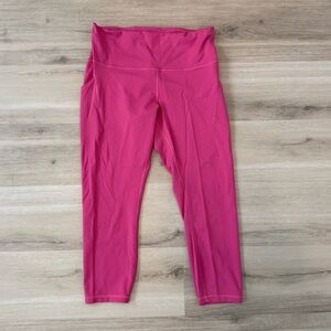 Lululemon wunder train 25” leggings with pockets size 14